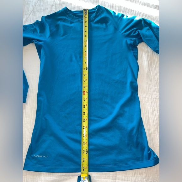 Nike Pro Combat Therma-FIT Dri-FIT Long Sleeve Shirt Blue Size M | EUC - Picture 12 of 12